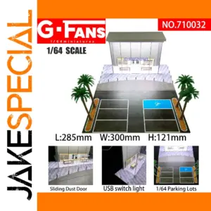 G-Fans 1/64 Scale Illuminated Garage Model
