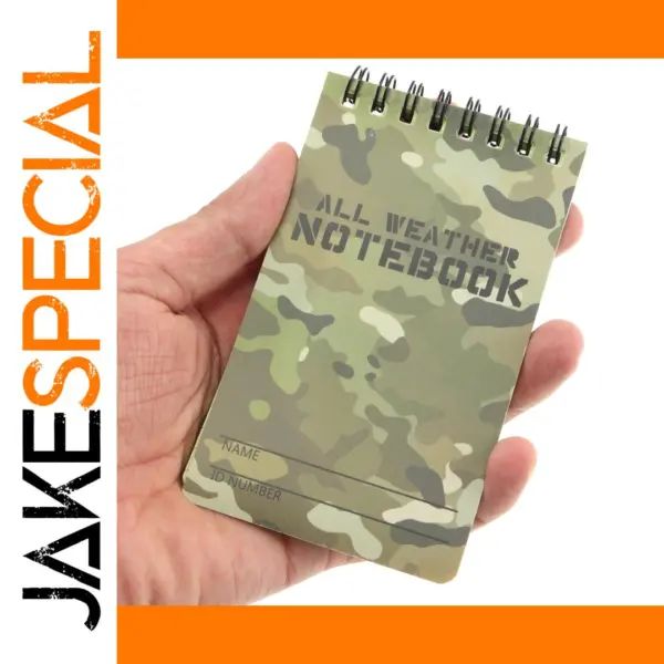Camouflage All-Weather Tactical Notebook