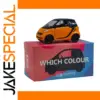 Orange 1:64 Scale Smart Fortwo Diecast Model