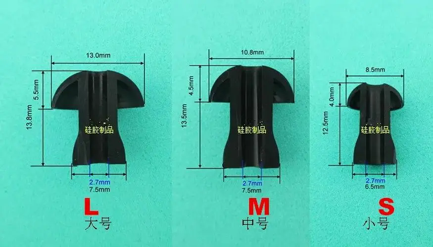 6pcs Silicone Earbud Tips for Hearing Aids 6 6pcs Silicone Earbud Tips for Hearing Aids - Image 6