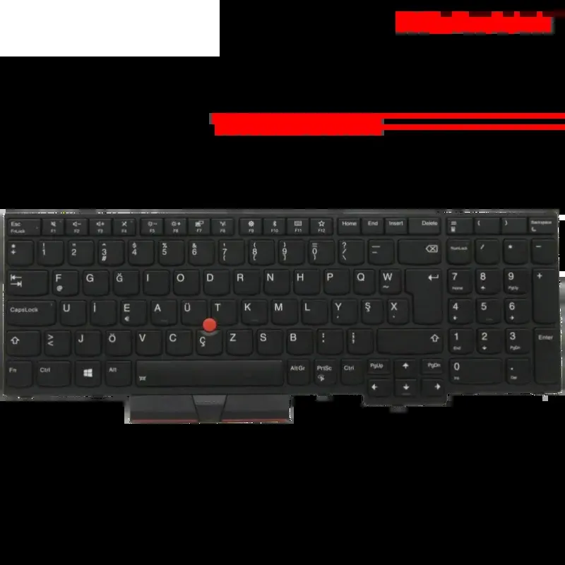 Black Backlit Keyboard for Lenovo ThinkPad L590 P73 16 Black Backlit Keyboard for Lenovo ThinkPad L590 P73 - Image 16