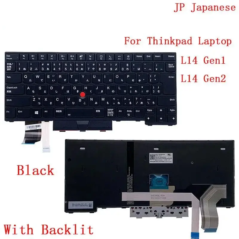 Lenovo Thinkpad L14 Backlight Keyboard G1 G2 US UK JP 8 Lenovo Thinkpad L14 Backlight Keyboard G1 G2 US UK JP - Image 8