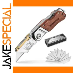 WORKPRO Folding Utility Knife with 20 Blades