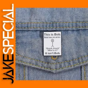 THIS IS BOB Enamel Brooch Pin for Backpack & Clothes