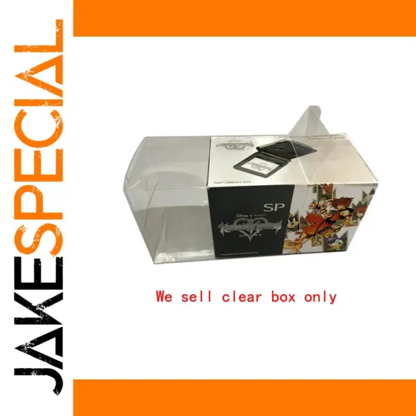 Transparent PET Display Box for GBA SP
