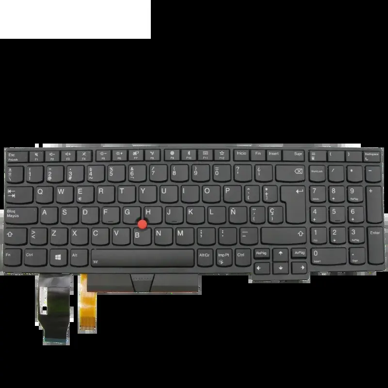 Black Backlit Keyboard for Lenovo ThinkPad L590 P73 2 Black Backlit Keyboard for Lenovo ThinkPad L590 P73 - Image 2