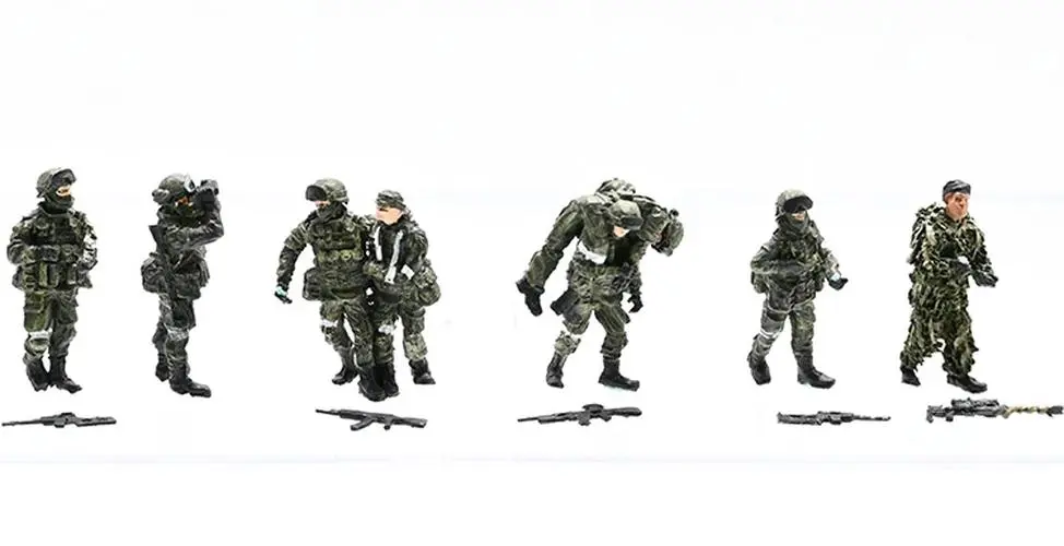 1/72 Russian Soldier Patrol Team Model Set 4 1/72 Russian Soldier Patrol Team Model Set - Image 4