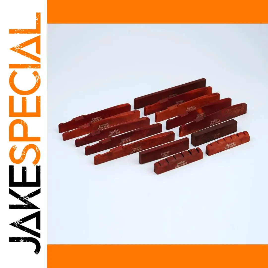 Guyker Acoustic Guitar Bone Nut ATR Red 1 Guyker Acoustic Guitar Bone Nut ATR Red