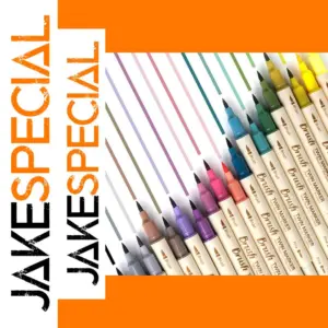 Dual Fine Tip Brush Marker Set of 3