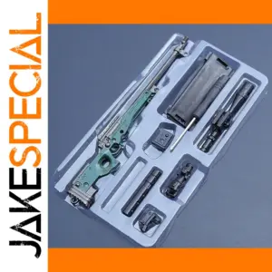 Detailed Sniper Rifle Model Kit with Accessories