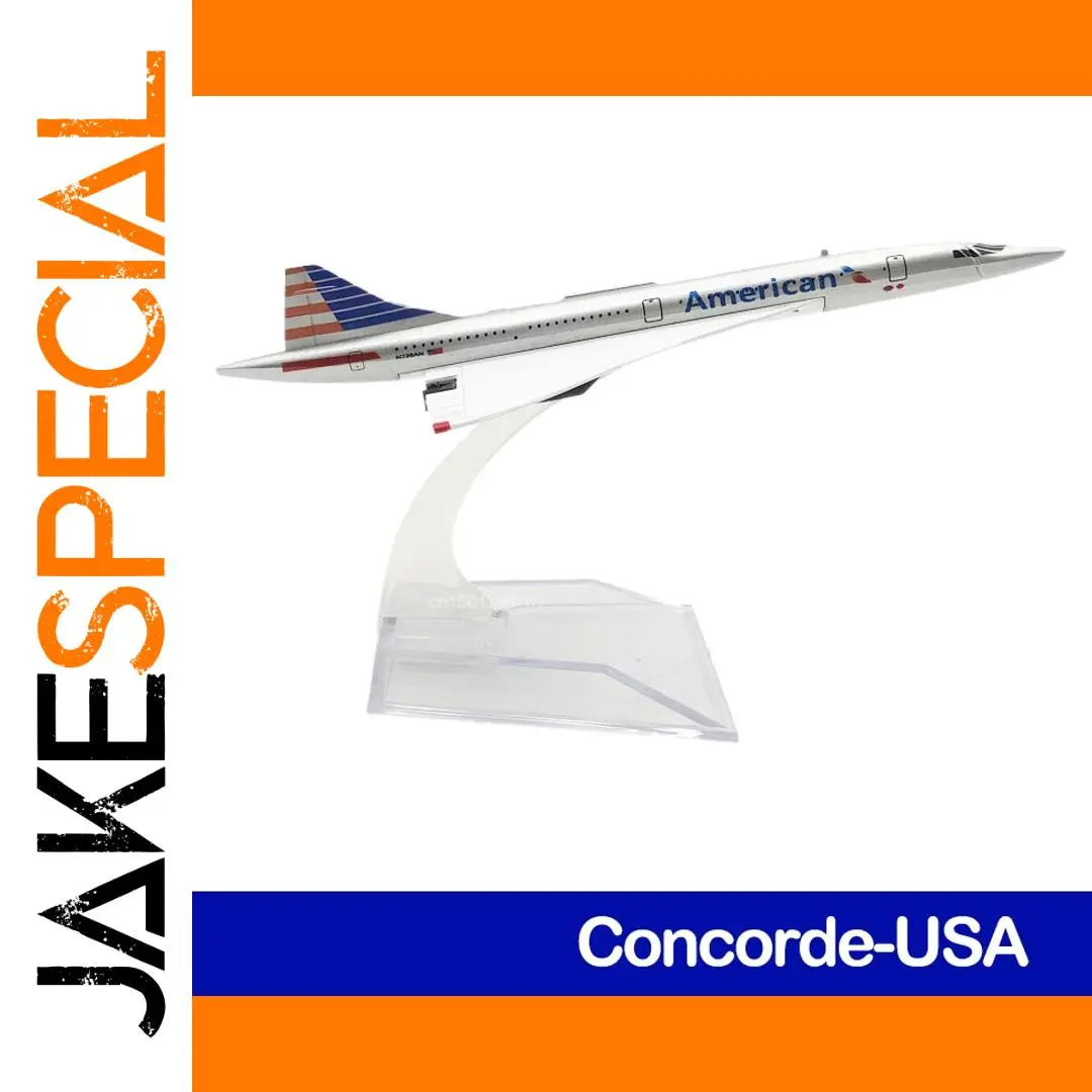 Concorde Diecast Model American Airlines Replica 1 Concorde Diecast Model American Airlines Replica