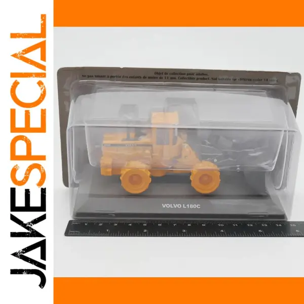 Volvo L180C Diecast Model in Display Case