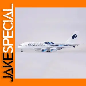 1/160 Scale Malaysia Airlines A380 Model Plane