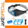 Head-Mounted Usb Magnifier with LED Lights