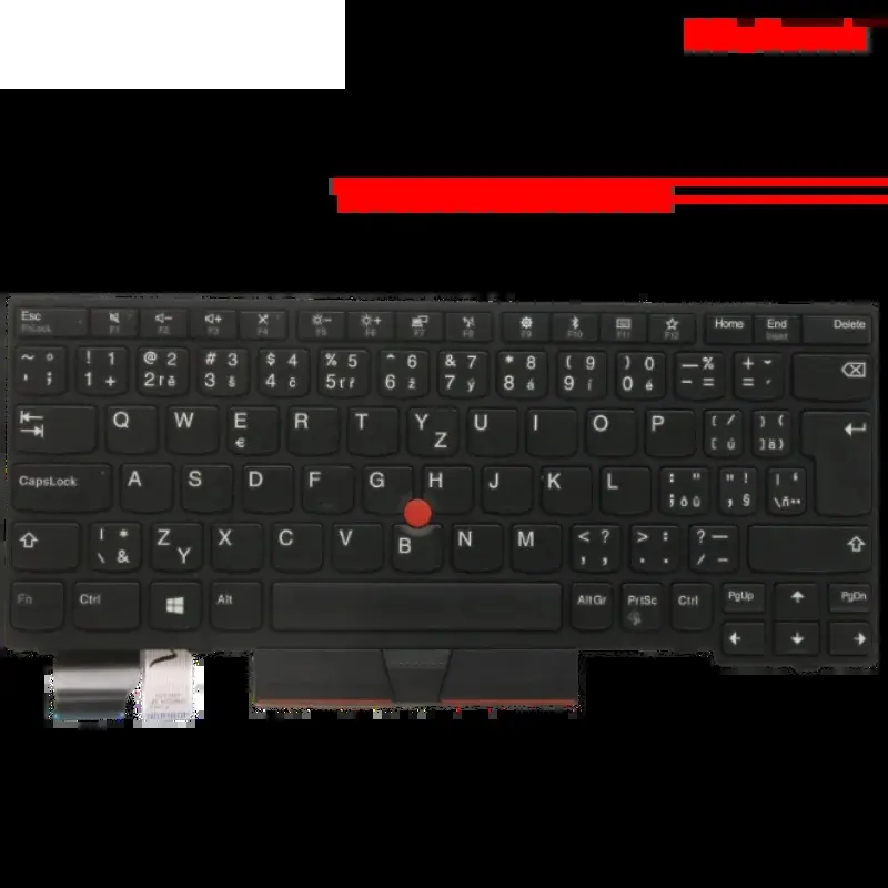 UK SPA FR Black Keyboard for Lenovo ThinkPad 8 UK SPA FR Black Keyboard for Lenovo ThinkPad - Image 8