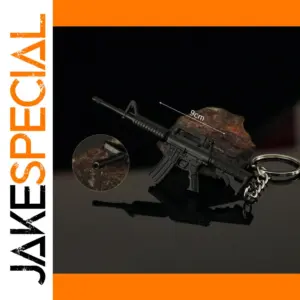 M4A1 Mini Gun Keychain Metal Pendant