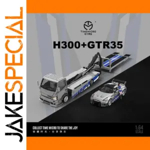TimeMicro 1:64 H300 Transport & Alloy Car Set