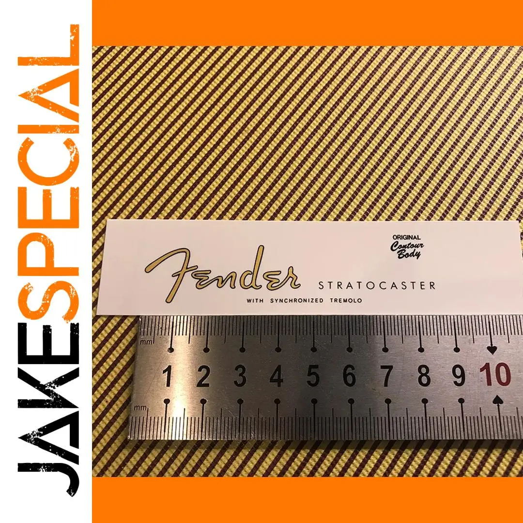 Fender Stratocaster Headstock Decal Set of 3 1 Fender Stratocaster Headstock Decal Set of 3