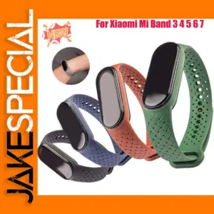 Braided Silicone Strap for Xiaomi Mi Band 3-7