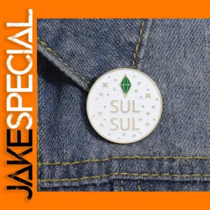 The Sims Sul Sul Enamel Pins Glitter Brooches