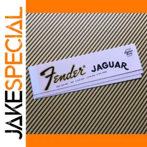 3-Pack Fender Jaguar Headstock Decals