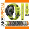 Garmin Fenix 8 7X 7 6 Two-Tone Silicone Strap
