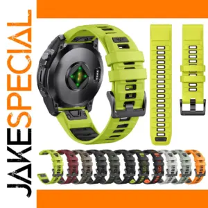Garmin Fenix 8 7X 7 6 Two-Tone Silicone Strap