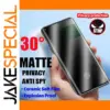 Matte Ceramic Privacy Screen Protector for Samsung Galaxy