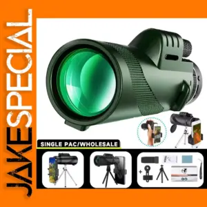 80x100 HD Monocular Telescope for Outdoor Activities