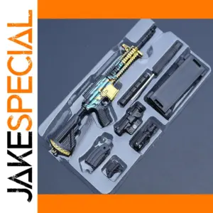 Metallic Blue Tactical Assault Rifle Replica