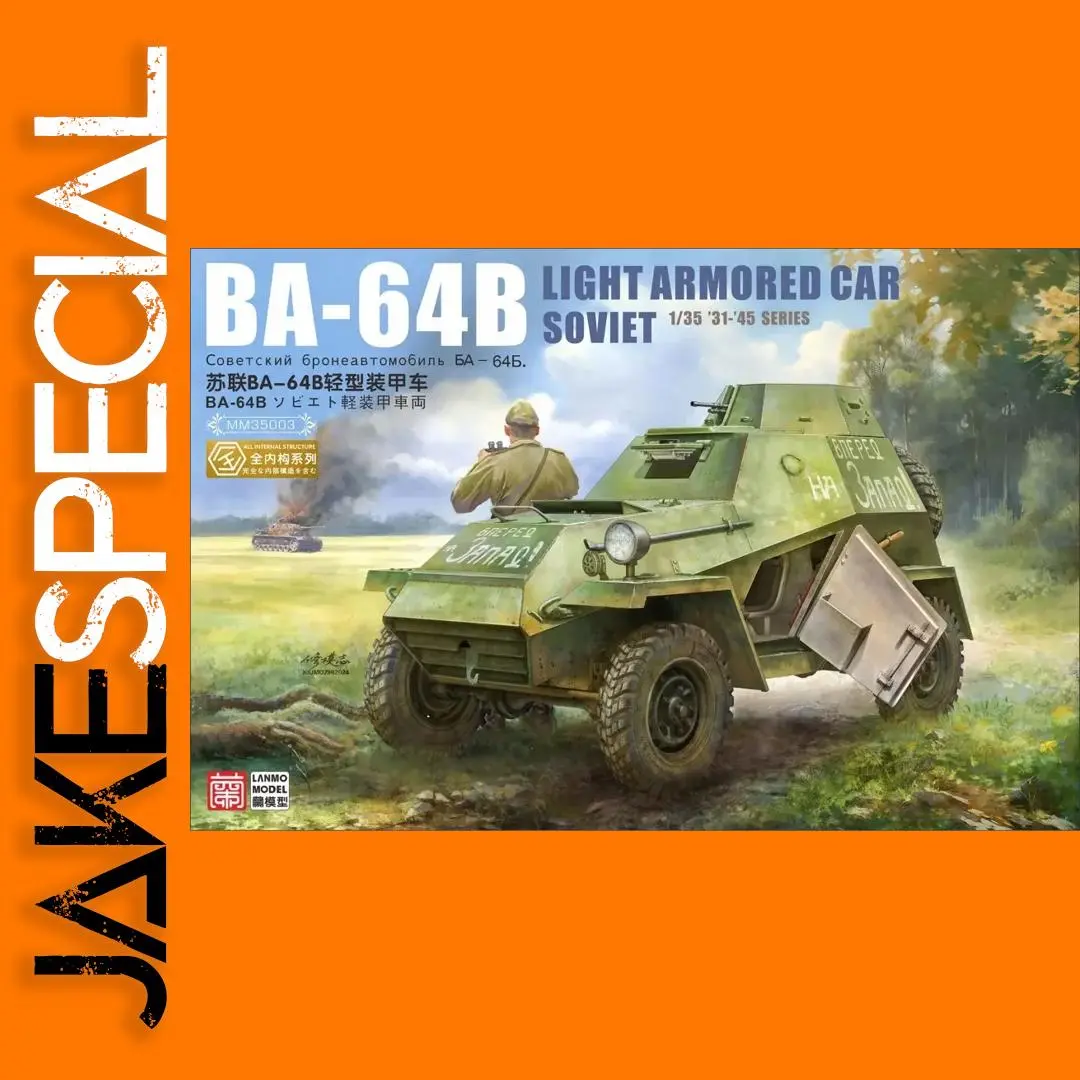 1/35 Scale Soviet BA-64B Armored Car Model Kit 1 1/35 Scale Soviet BA-64B Armored Car Model Kit