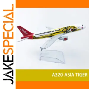 AirAsia A320 Tiger Diecast Model Plane