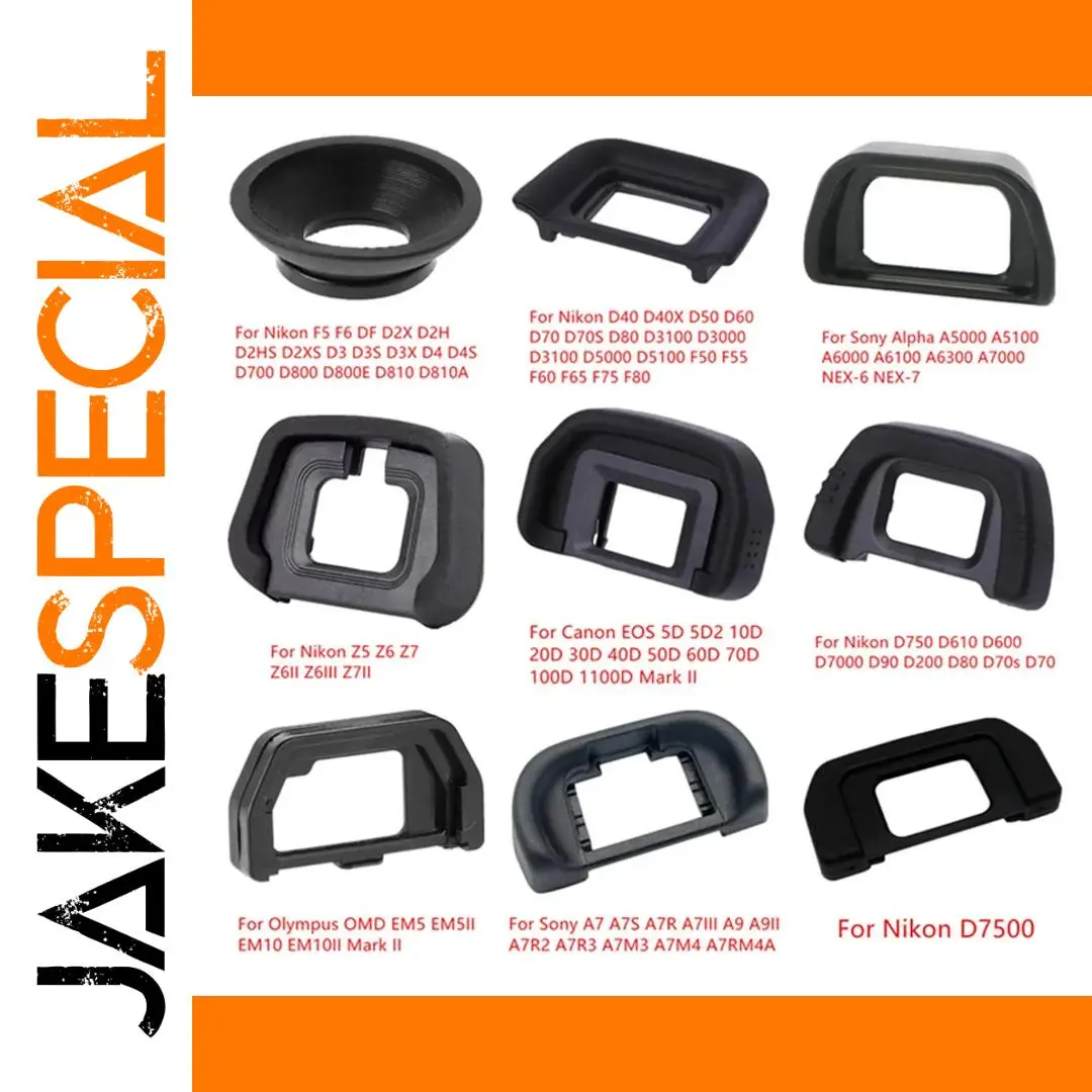 Rubber Eye Cup Eyepiece for Nikon Canon Cameras 1 Rubber Eye Cup Eyepiece for Nikon Canon Cameras