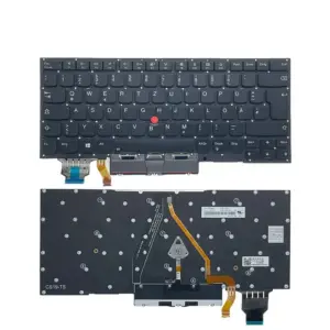 Backlit Spanish Keyboard for Lenovo ThinkPad X1 Yoga 18 e75456c0 no logo