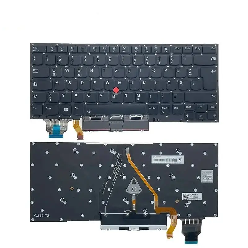 Backlit Spanish Keyboard for Lenovo ThinkPad X1 Yoga 2 Backlit Spanish Keyboard for Lenovo ThinkPad X1 Yoga - Image 2