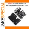 Raspberry Pi 5 PCIe Gigabit Ethernet USB Hub