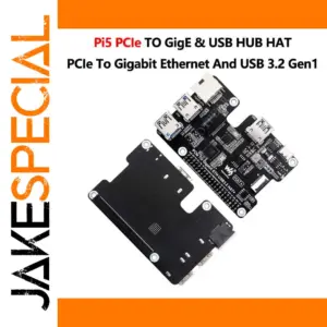 Raspberry Pi 5 PCIe Gigabit Ethernet USB Hub
