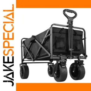 Heavy Duty Collapsible Beach Trolley Cart
