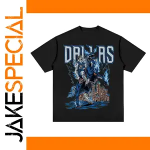 Dallas Cowboy Graphic T-Shirt Black Design