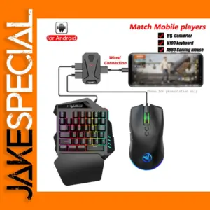 Wireless Gaming Keyboard Mouse Converter for Mobile Devices