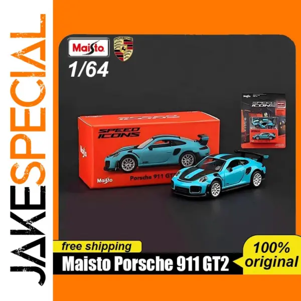Maisto 1:64 Porsche 911 GT2 Miniature Diecast Model