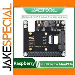 Raspberry Pi 5 PCIe to MiniPCIe HAT Plus