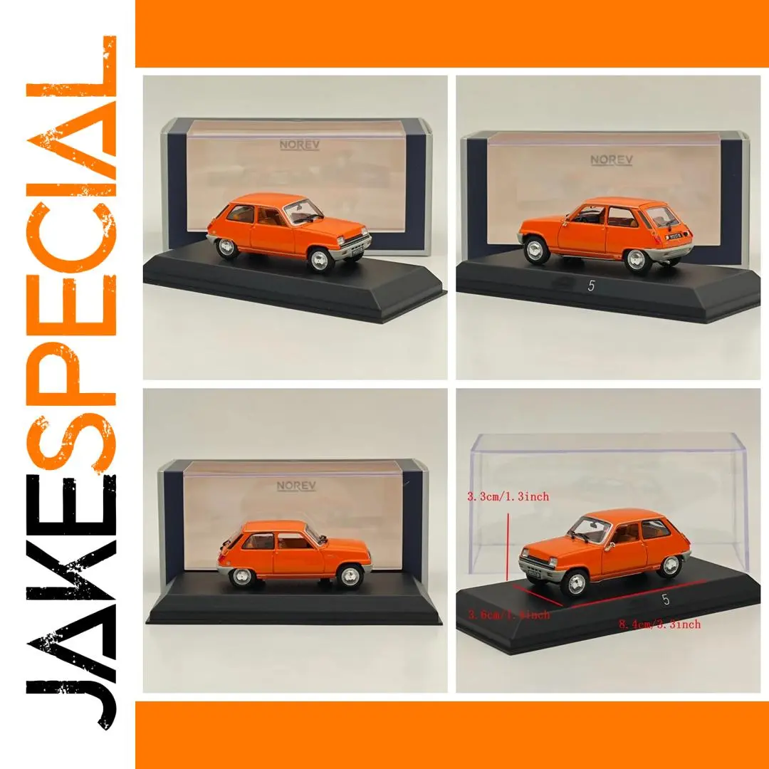 Norev 1/43 Orange Classic Hatchback Model Car 1 Norev 1/43 Orange Classic Hatchback Model Car