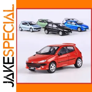 1:64 Scale Peugeot 206 Diecast Car Model