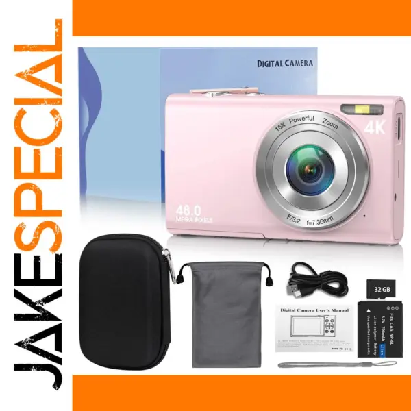 4K Digital Camera with 48MP Resolution for Enthusiasts