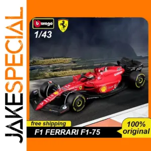 Bburago 1:43 F1 Ferrari F1-75 Model Car