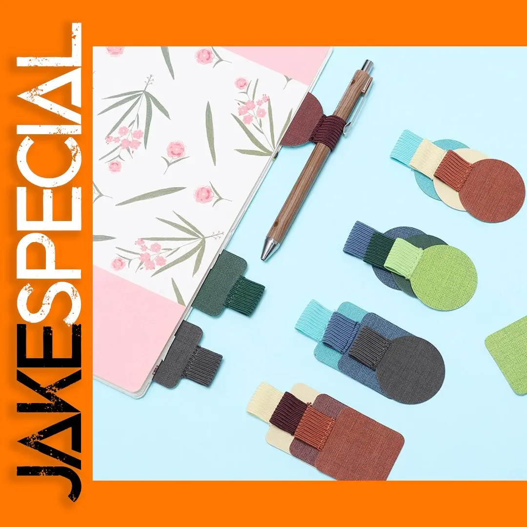 Self-Adhesive PU Leather Pen Clip for Notebooks 1 Self-Adhesive PU Leather Pen Clip for Notebooks