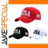 Red Presidential Election 3D Embroidered Baseball Cap
