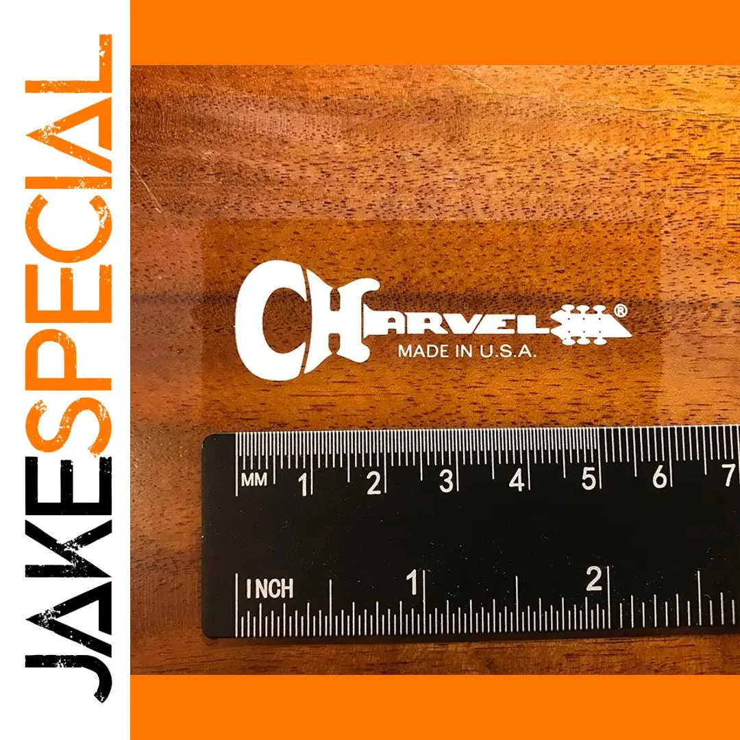 Set of 3 Charvel Guitar Headstock Decals 1 Set of 3 Charvel Guitar Headstock Decals