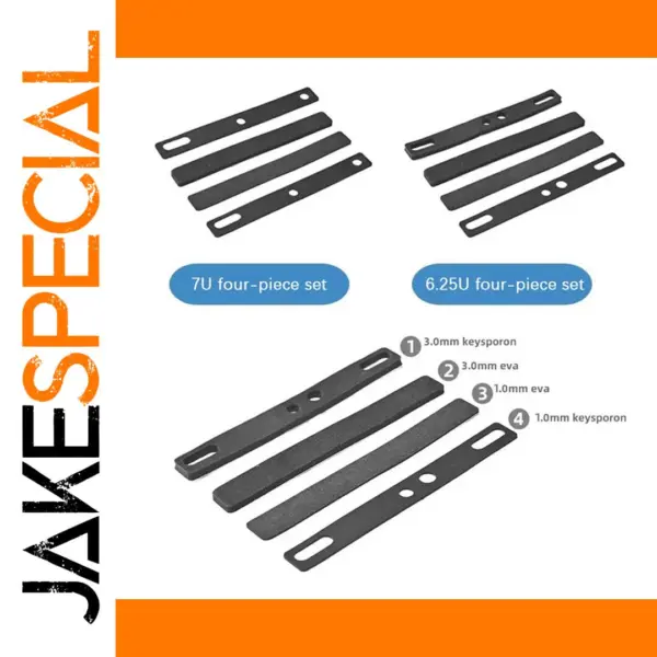 4PCS Noise-Absorbing Spacebar Keycaps for Mechanical Keyboards
